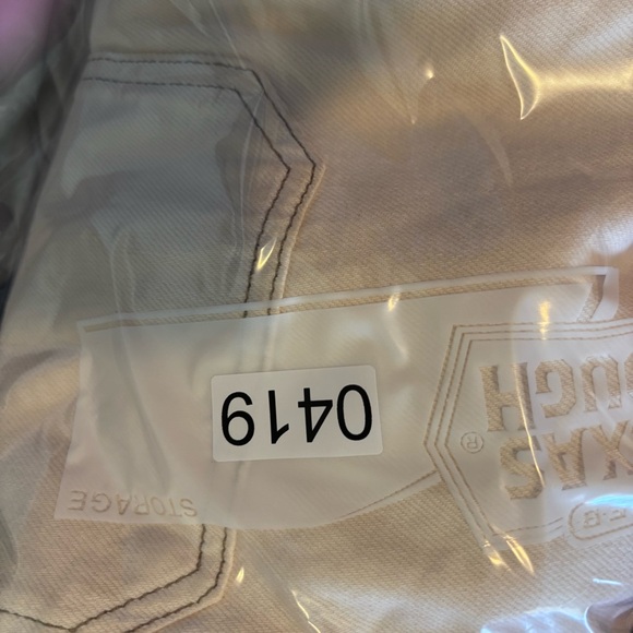 Reformation Lexi High Rise Wide Leg Jeans Ivory - Picture 11 of 11